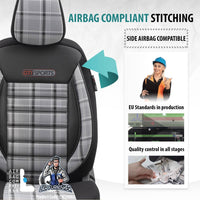 Thumbnail for Car Seat Cover Set - Sports Design